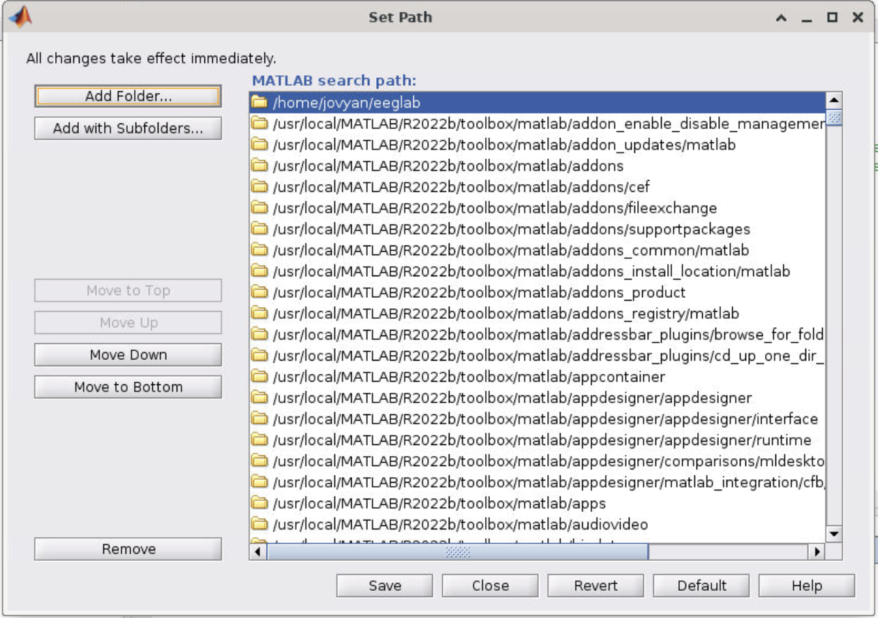 MATLAB set path gui